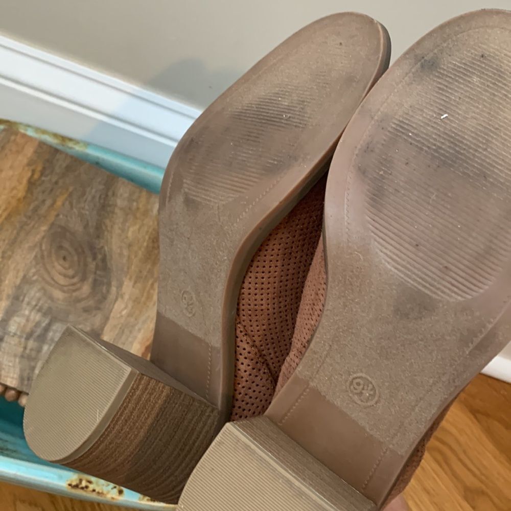 Universal Thread Open Toed Booties Size 9.5 - image 6